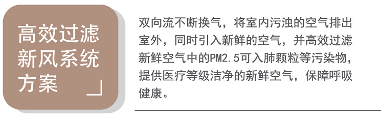 高效過濾新風系統方案 百朗新風