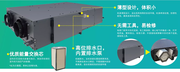 百朗ERDH除濕新風一體機系統